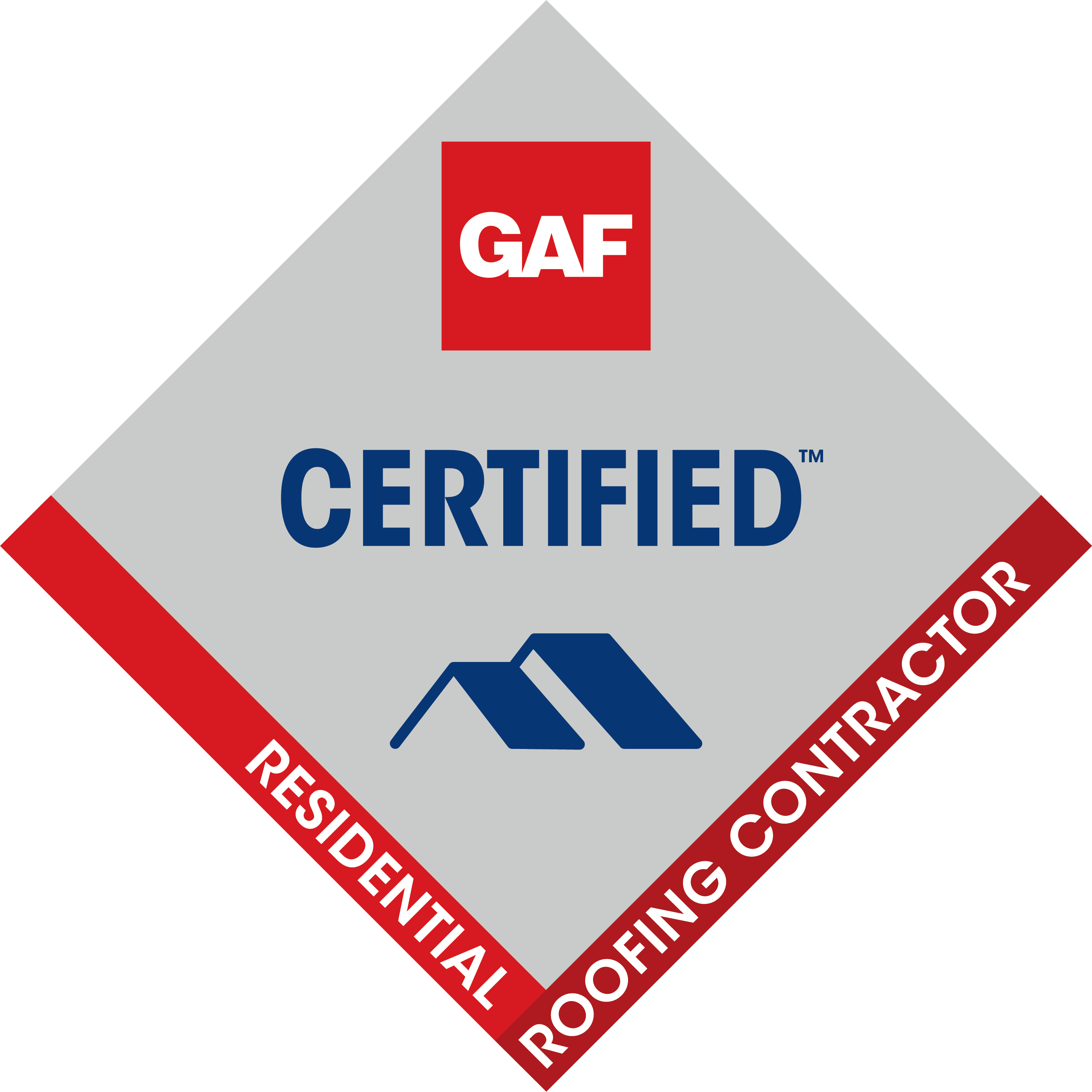 Blue Peak Roofing is a GAF Certified roofing contractor in Tampa